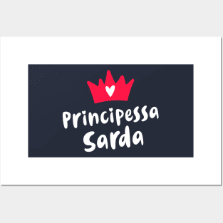 Sardegna Roots Principessa Sarda Sardinian Princess Posters and Art